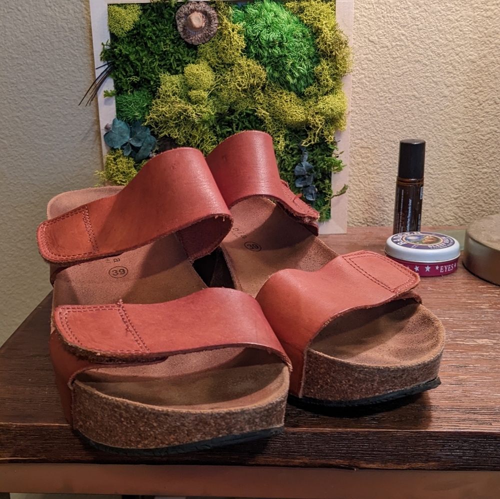 Lola Sabbia Platform Slide Sandals